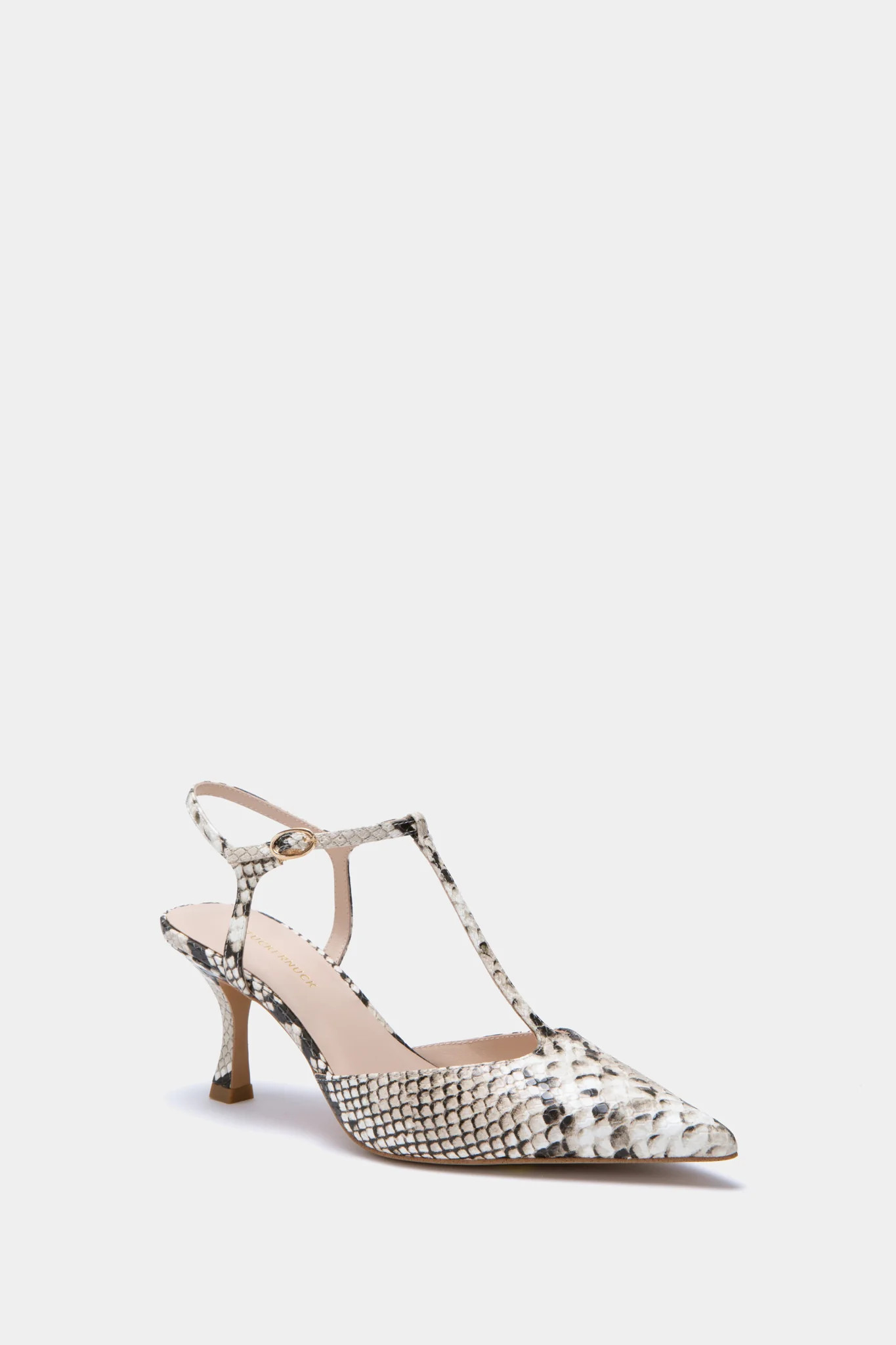 Snakeskin Leather Margot Heels | Tuckernuck (US)