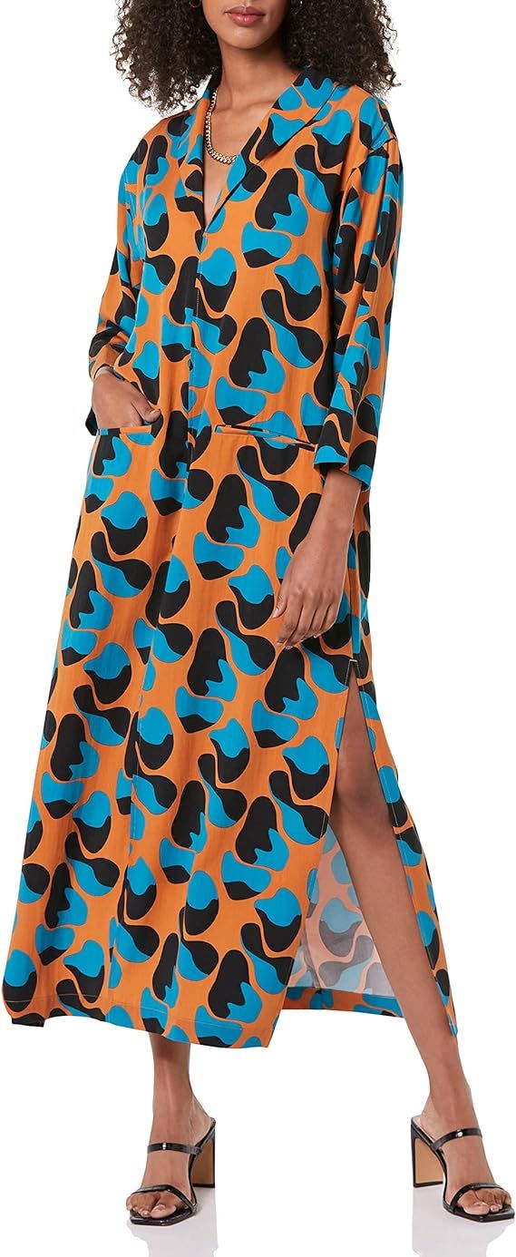 Women's Annalise Shawl Collar Maxi Dress | Amazon (US)