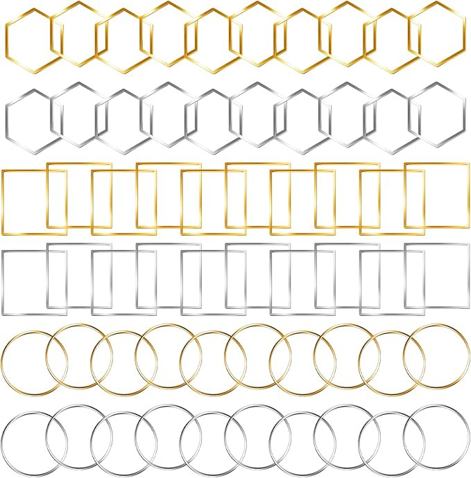 Earrings Beading Hoop for Jewelry Making, FANMAOUS Earrings Findings Hoops Earring Charms Open Be... | Amazon (US)