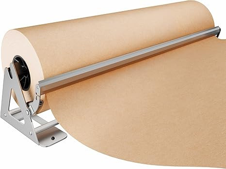 DIY Crew 36 Inch Paper Roll Dispenser and Cutter - Heavy-Duty Wall Mountable, Non Slip Tabletop -... | Amazon (US)