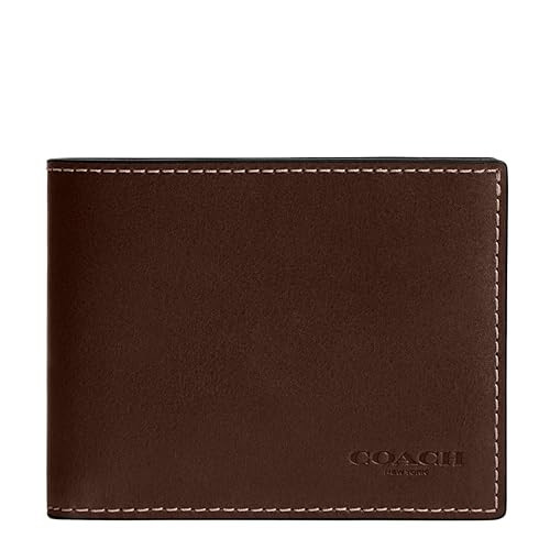 Coach Men's Slim Billfold, Maple, One Size | Amazon (US)