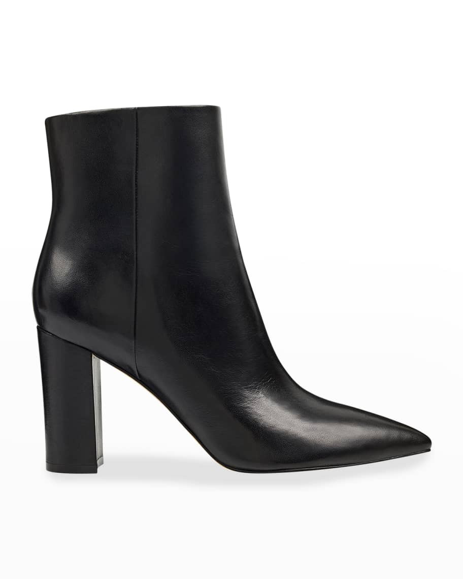 Marc Fisher LTD Ulani Smooth Leather Booties | Neiman Marcus