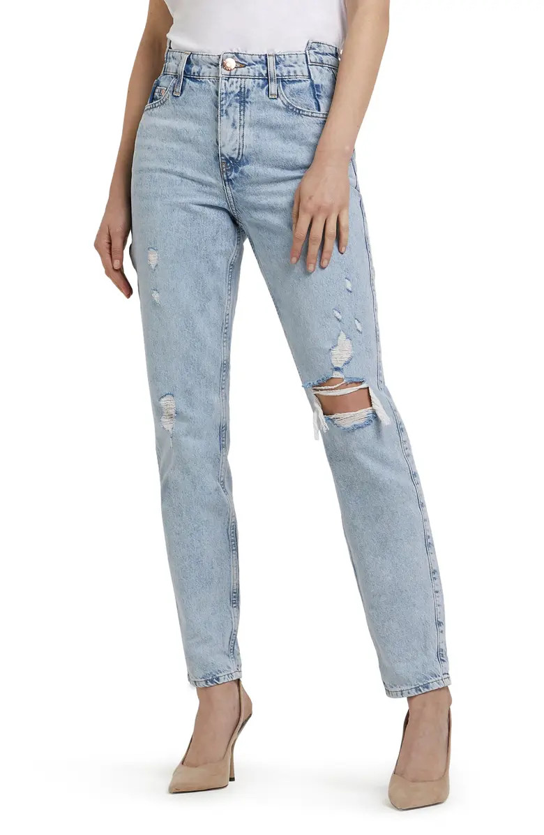 Rework Cece Distressed Mom Jeans | Nordstrom