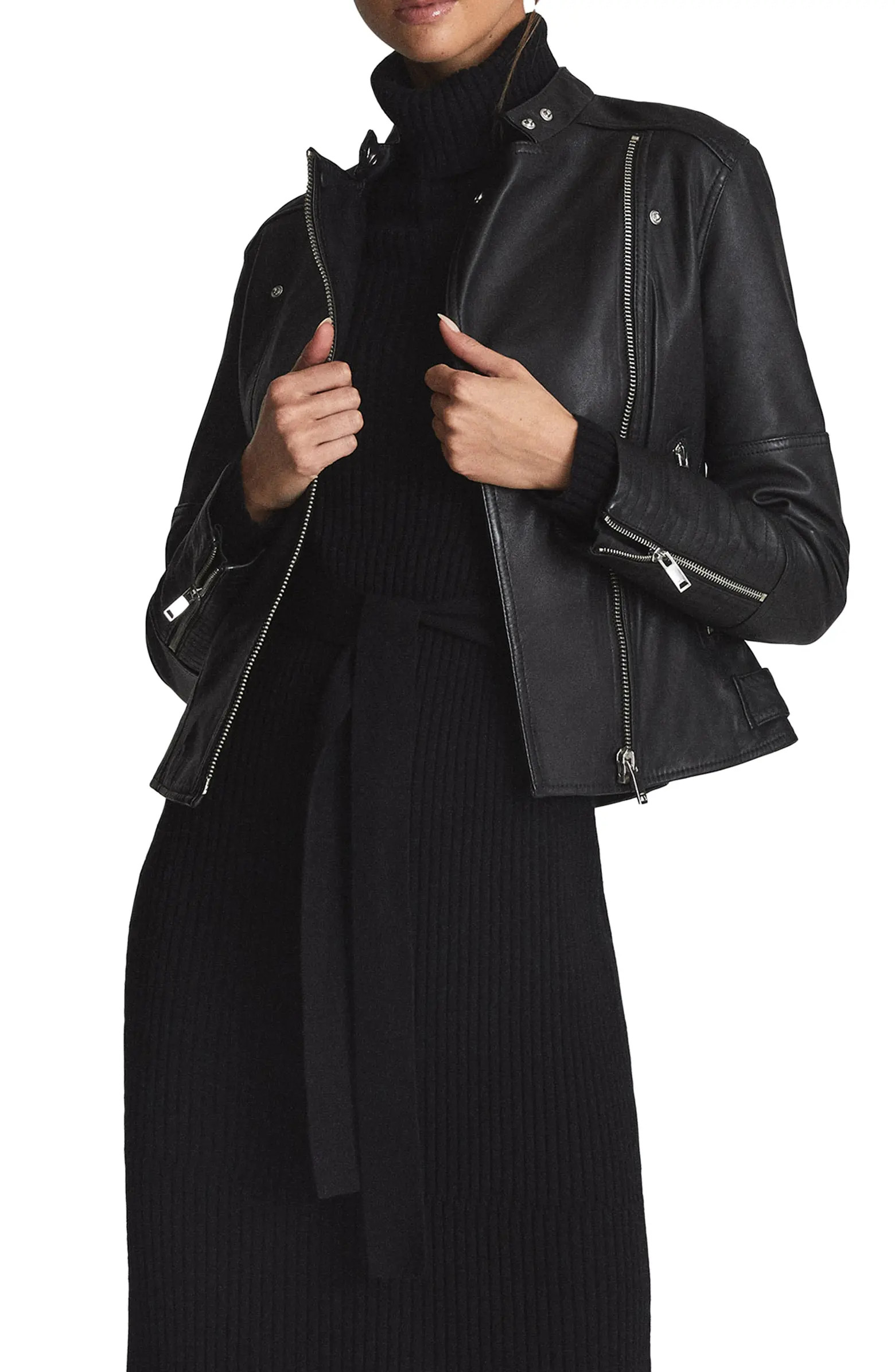 Tallis Leather Biker Jacket | Nordstrom