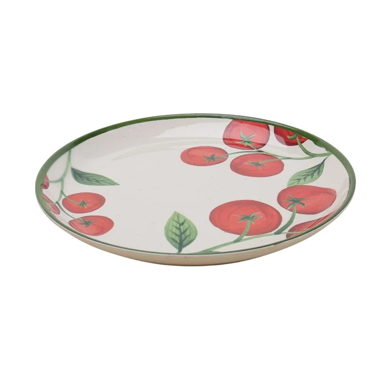 Better Homes and Gardens Bamboo Melamine Tomato Dinner Plate | Walmart (US)