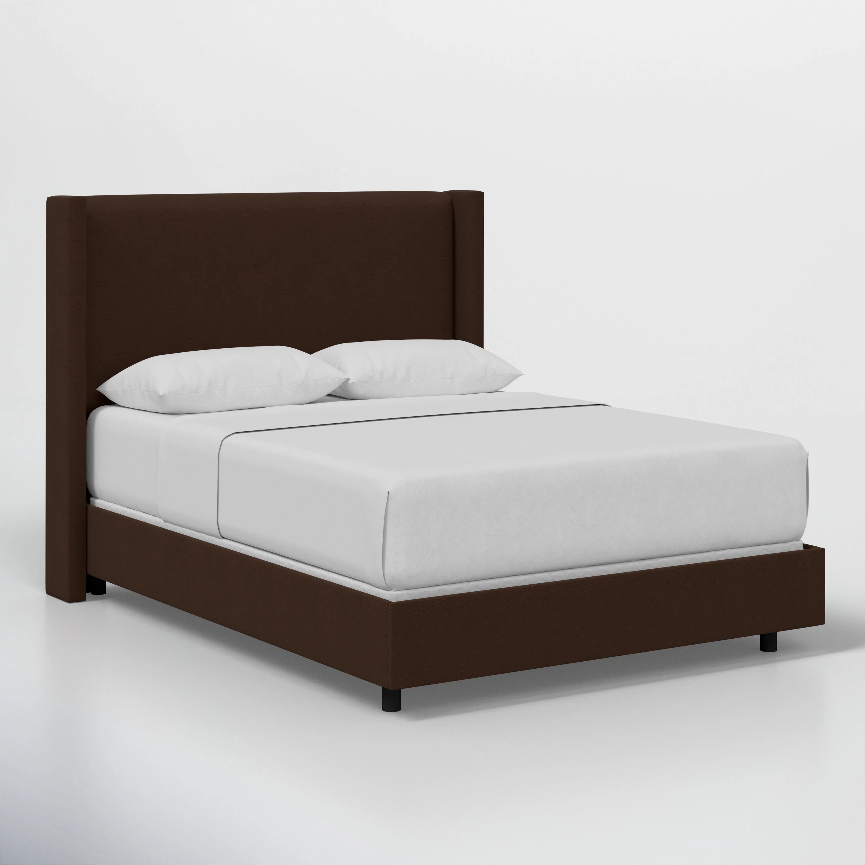 Hanson Upholstered Wingback Bed | Birch Lane