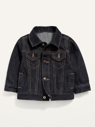Unisex Dark-Wash Jean Jacket for Baby | Old Navy (US)