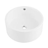 Swiss Madison Well Made Forever, Monaco 16.5" Round Vessel Sink in Matte White | Amazon (US)
