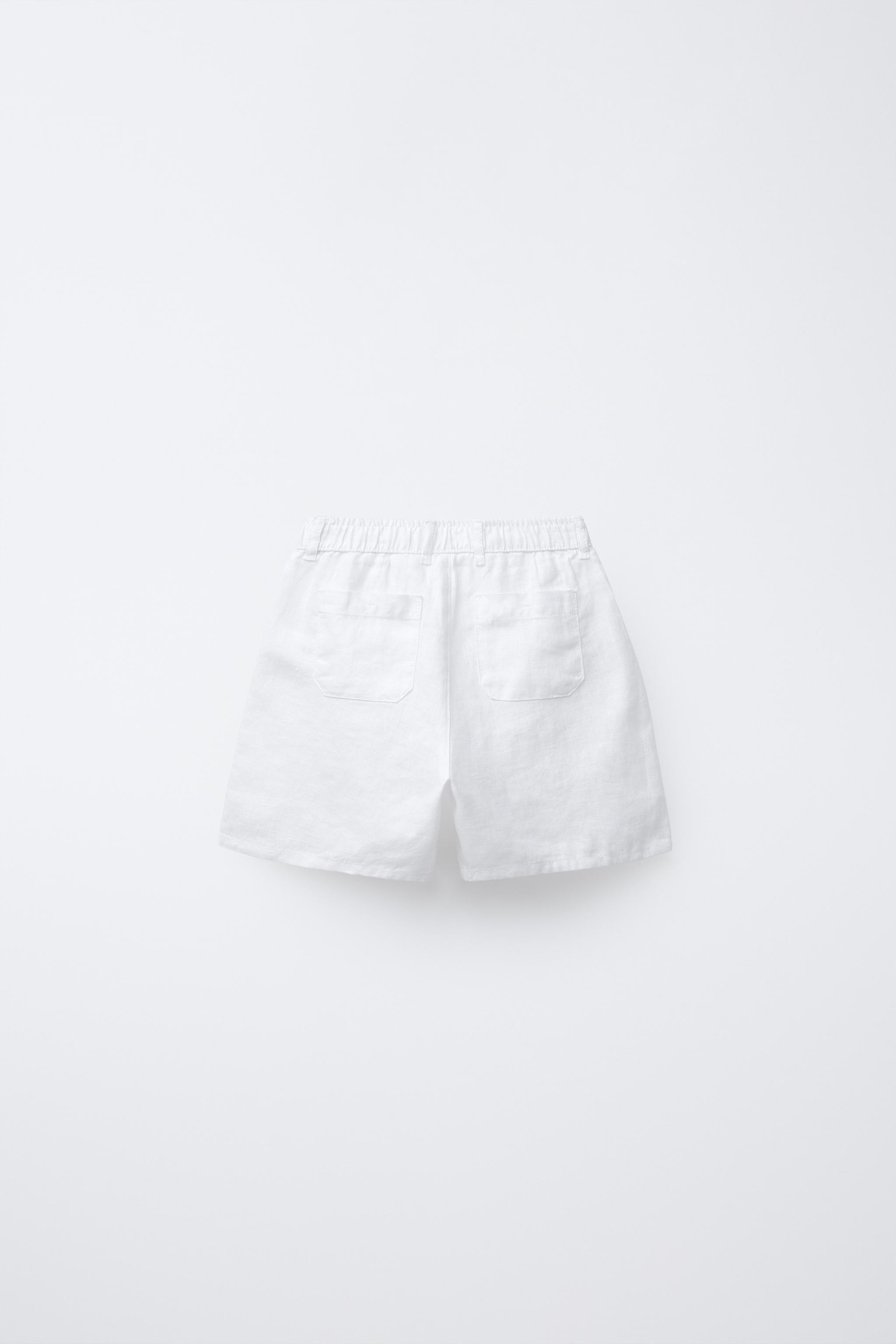 100% LINEN SHORTS | Zara US