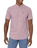 RVCA mens Slim Fit Short Sleeve Oxford Stretch Woven Up Button Down Shirt, Rvca S/S Stretch Oxford/D | Amazon (US)