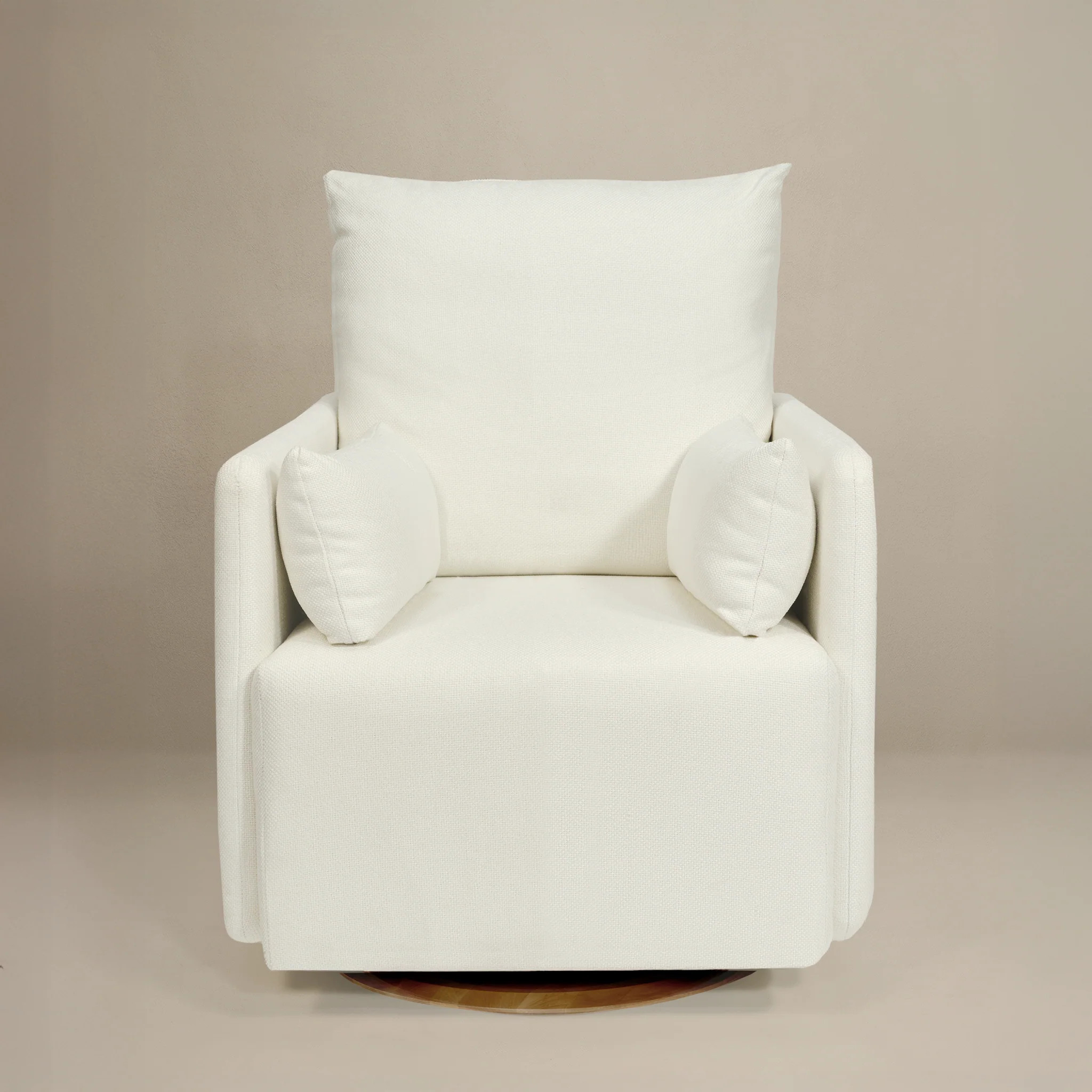 Ollie: Standard Size - Swivel Nursery Glider with Back Recline Feature | Oilo Studio