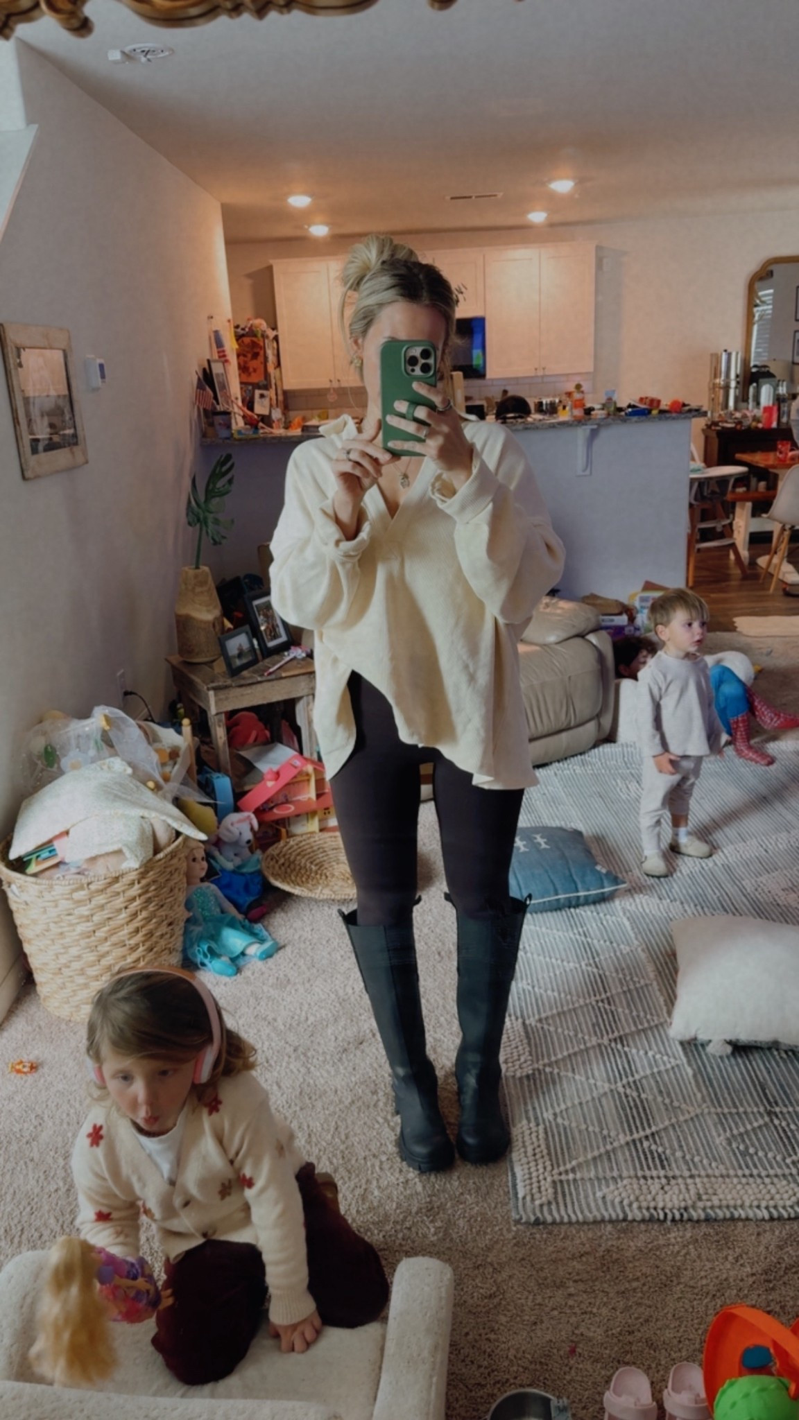 Lulu leggings 4 but can also do 6 
Revolve comfy top Small
Ganni boots tts 

#LTKootd #LTKSeasonal #LTKgrwm