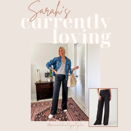 Sarah’s currently loving, wide leg pants, fall outfit, Sarah Kelly style 

#LTKstyletip #LTKSeasonal #LTKover40