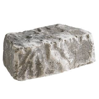 Mini Beltis 3 in. H x 8 in. W x 4 in. D Gray Charcoal Concrete Retaining Wall Block | The Home Depot
