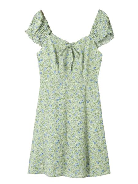 'Annie' Floral Printed Mini Dress | Goodnight Macaroon