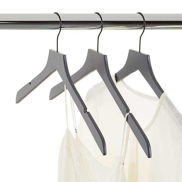 The Container Store Slim Wooden Hangers | The Container Store