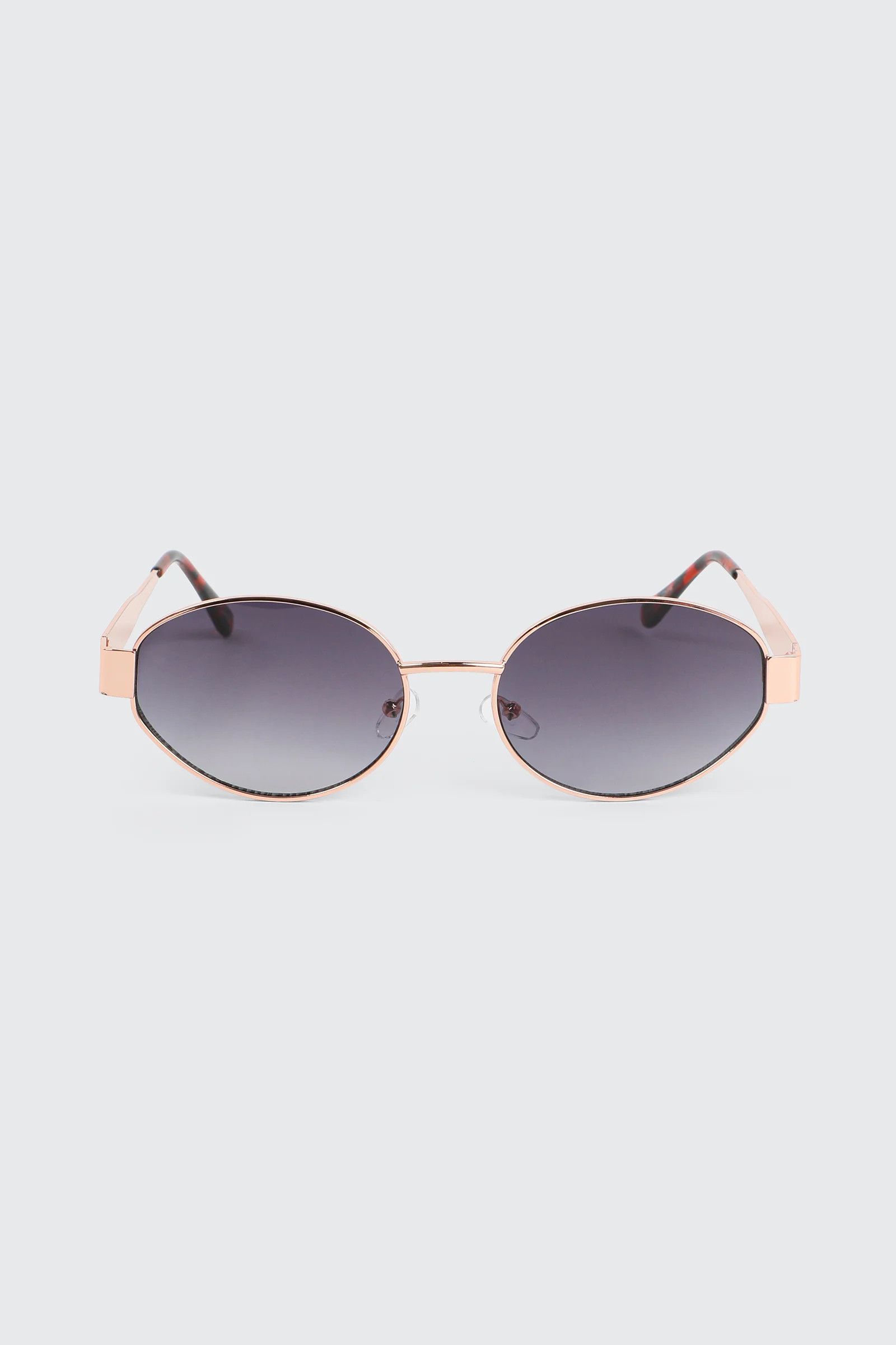Gold Toned Oval Sunglasses | Ardene