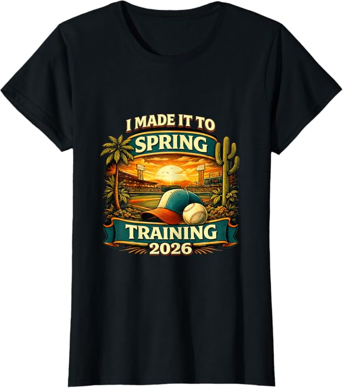 Spring Training I Made It to Baseball is Back 2026 T-Shirt | Amazon (US)