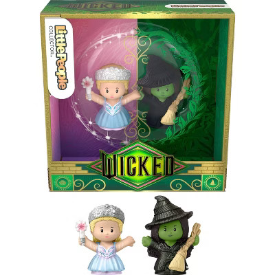 Little People Glinda & Elphaba Wicked: For Good Collector Figure Set - 2pk | Target