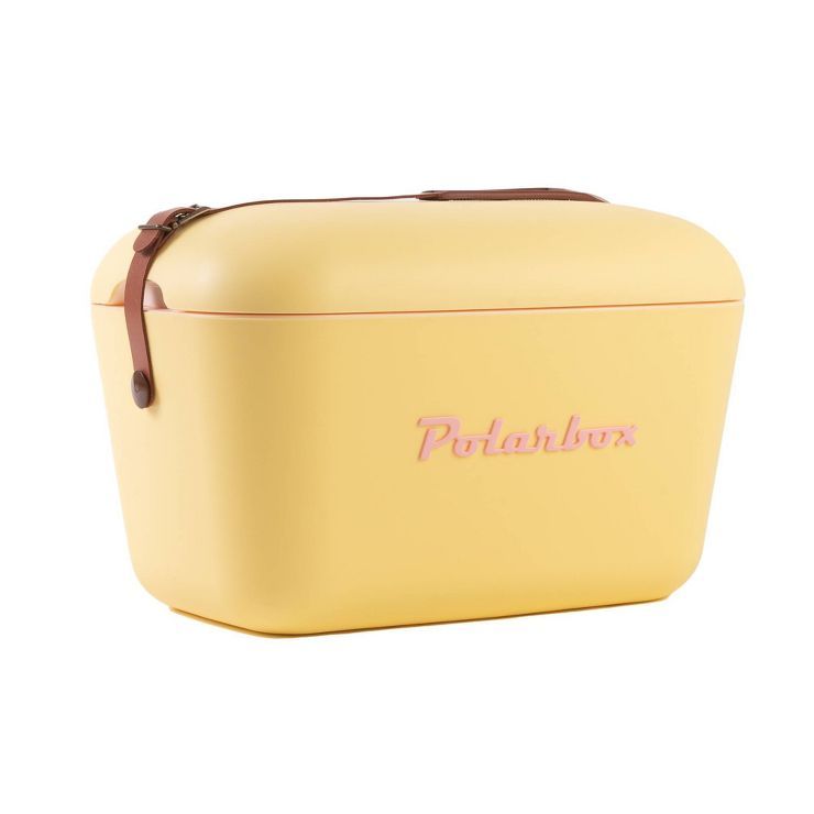 Polarbox Classic Retro 21qt Portable Cooler - Baby Rose/Yellow | Target