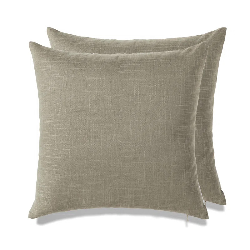 Woodley Linen Throw Pillow (Set of 2) | Wayfair North America