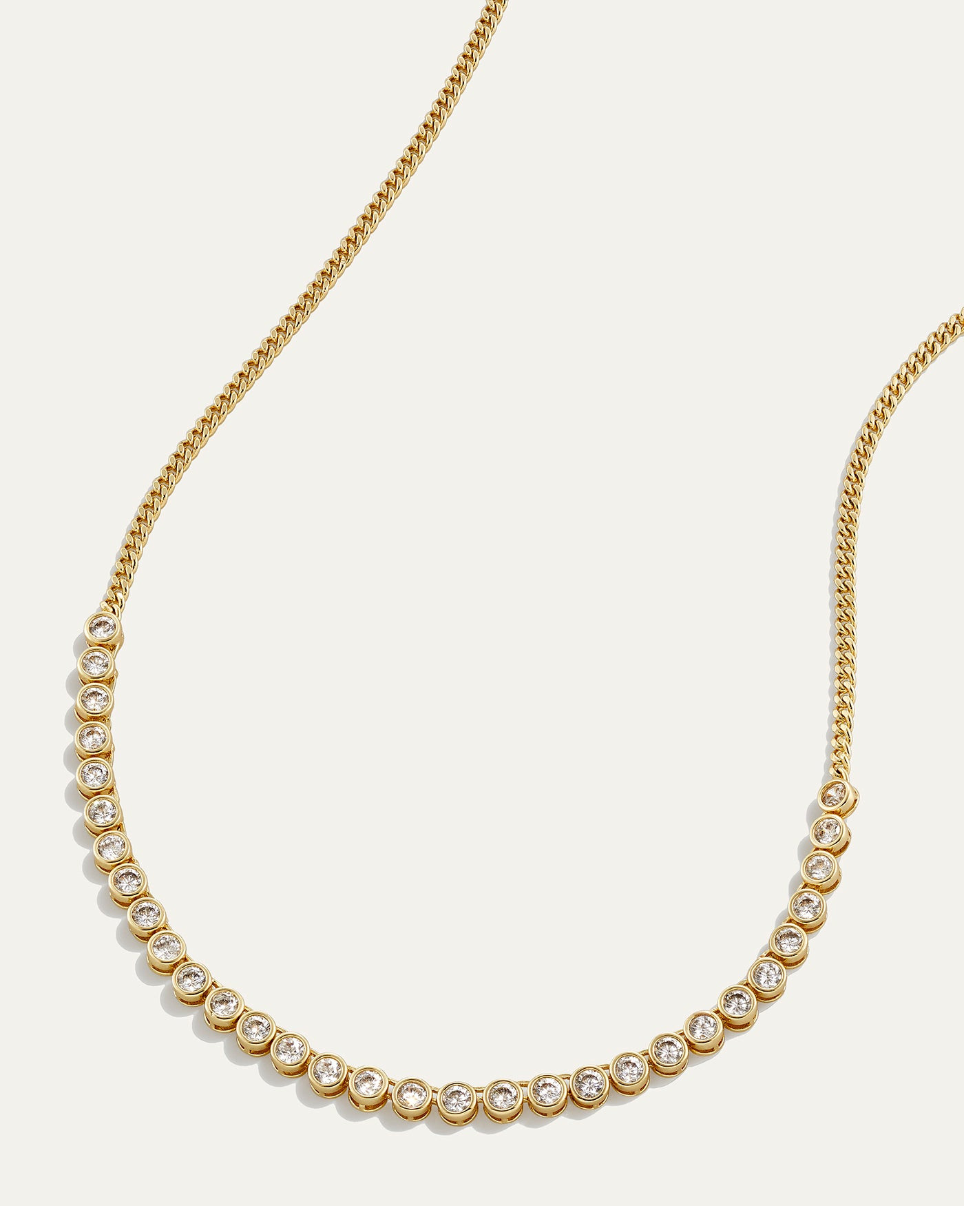 Bezel Set Essential Tennis Necklace | Stella & Dot