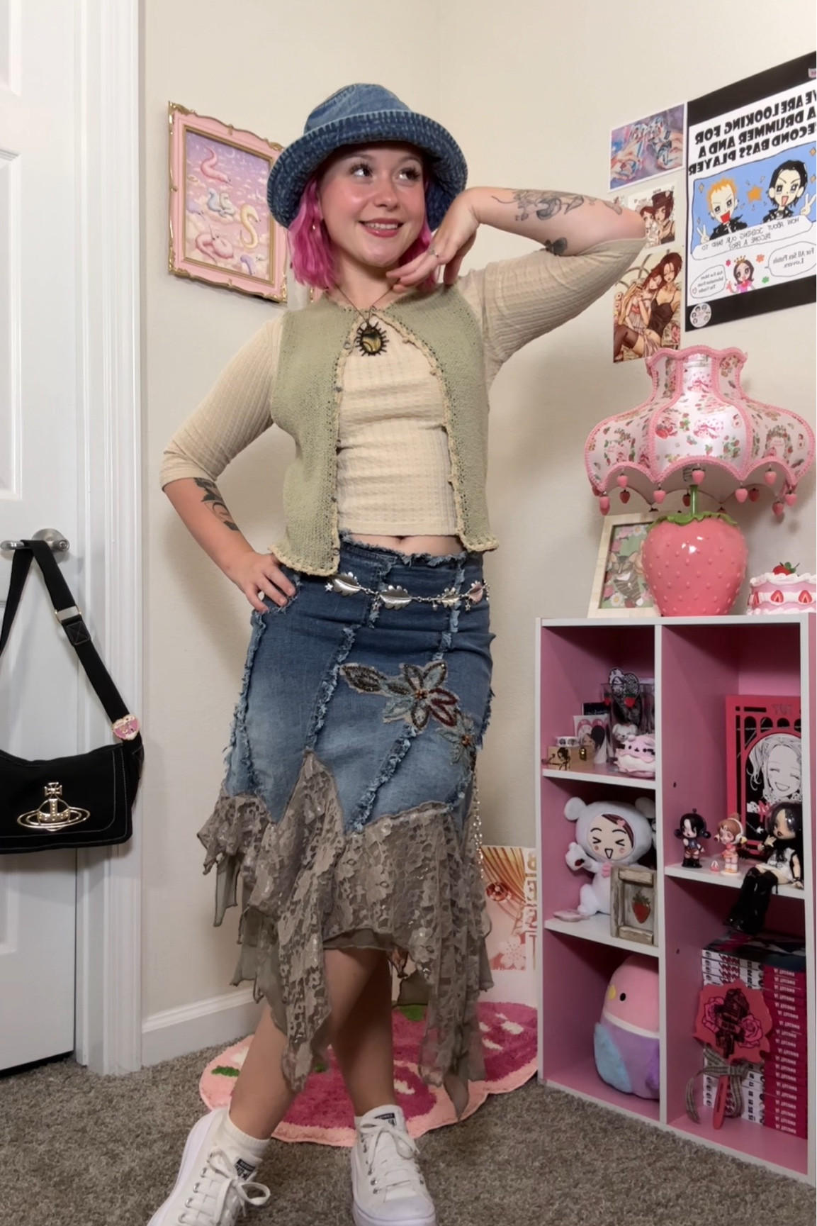 Spring ootd. Mid demon vintage skirt, outfit ideas 

#LTKSeasonal #LTKstyletip #LTKU