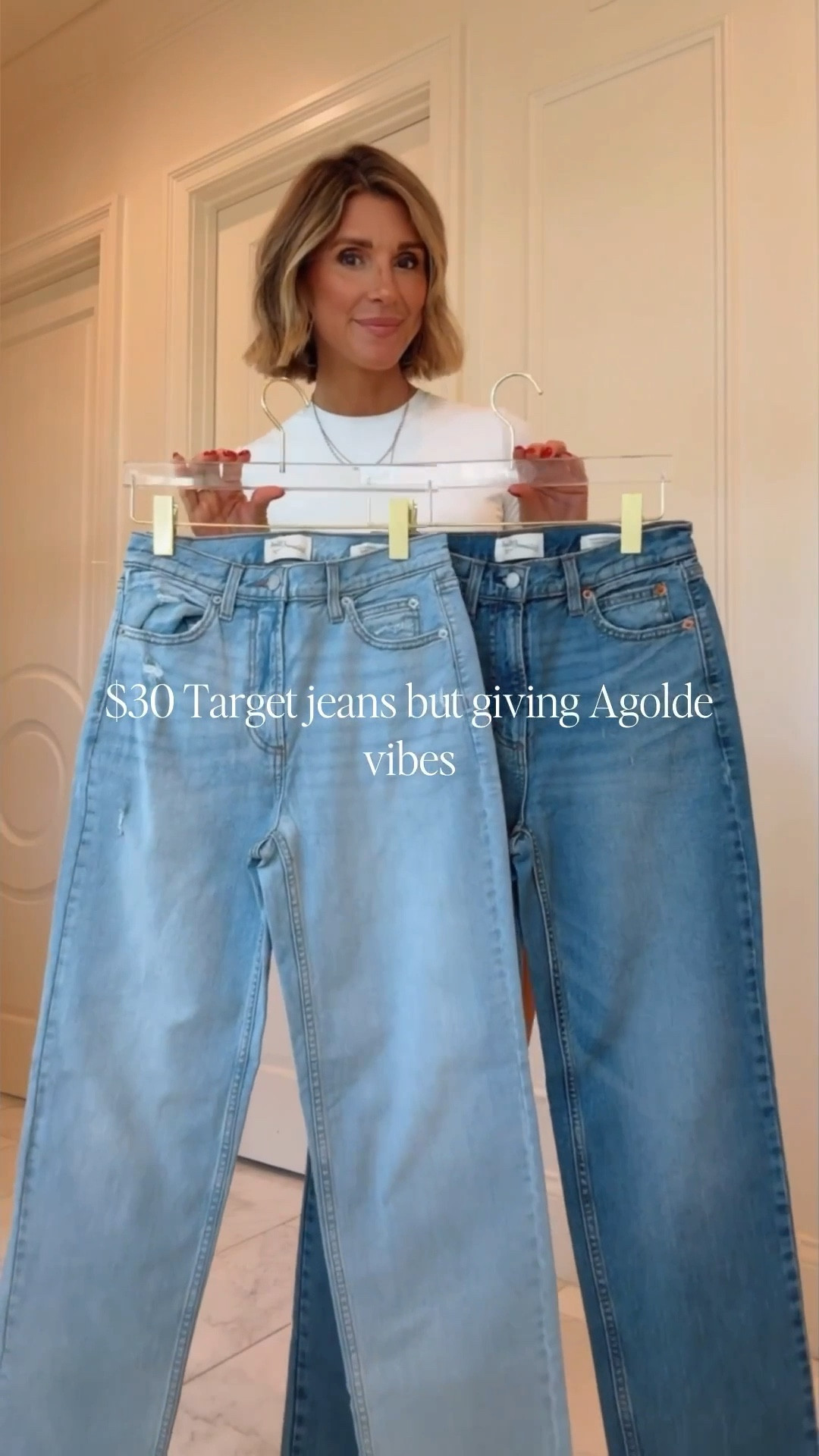 These target jeans are so good! Look just like the Agolde straight leg jeans but for $30. Fit true to size.

#LTKootd #LTKgrwm #LTKFindsUnder50