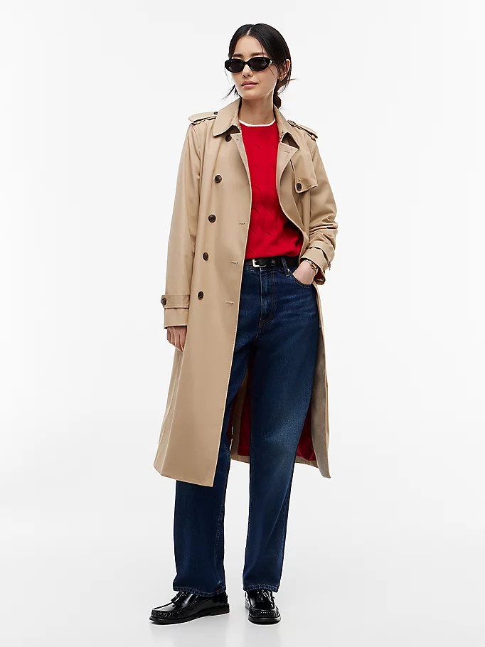 Buckle Belt Double Breasted Trench Coat | Tommy Hilfiger UK