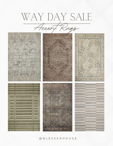 New accent rugs by Loloi and they’re on sale for Way Day! 

Wayfair 

#LTKsalealert