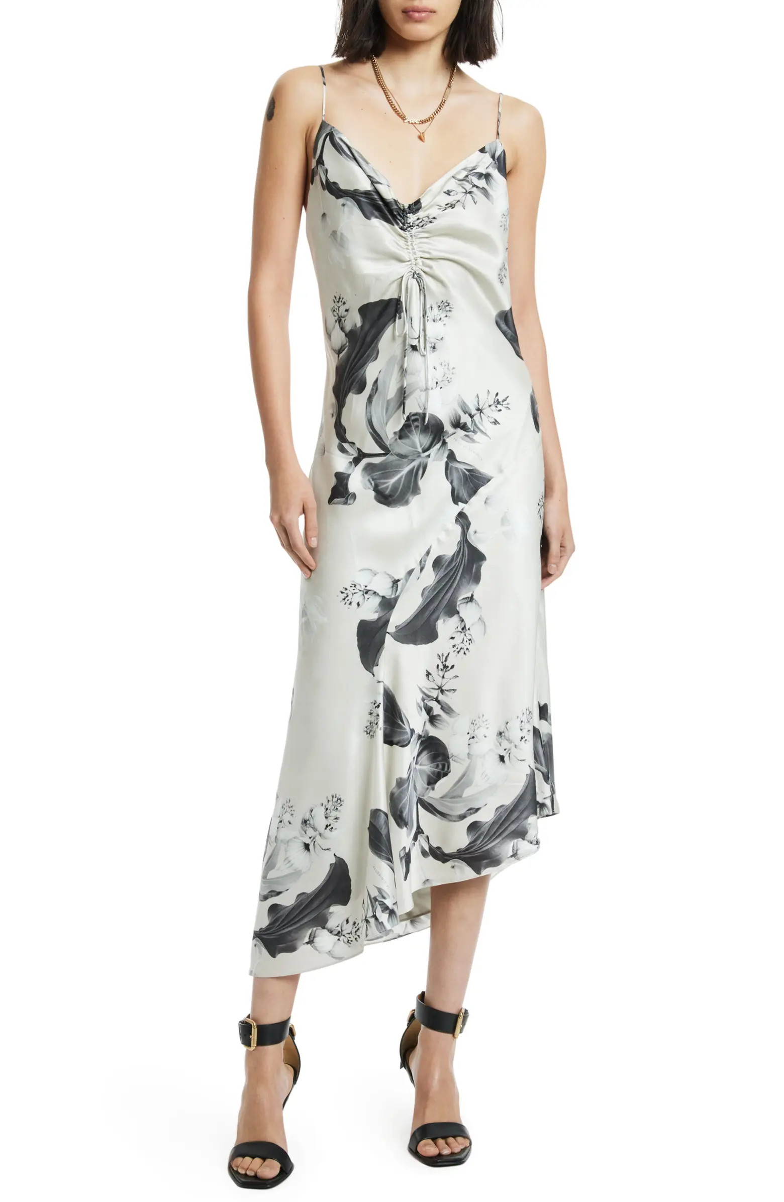 AllSaints Alexia Ronnie Satin Slipdress | Nordstrom | Nordstrom