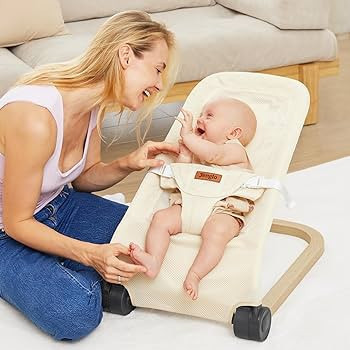 Jimglo Baby Bouncer, Portable Infant Bouncer Seat for Babies, Newborn Bouncy with Mesh, Foldable,... | Amazon (US)