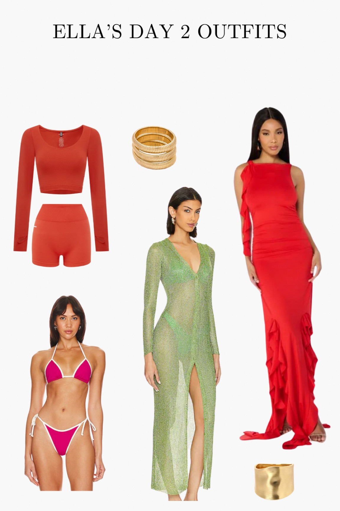 what I wore day 2 in the caribbean!! ❤️

workout set: wearing top in size xl and shorts in size 2x
bikini: xl in top and bottom! 
red dress: size xl

#LTKtravel #LTKswim