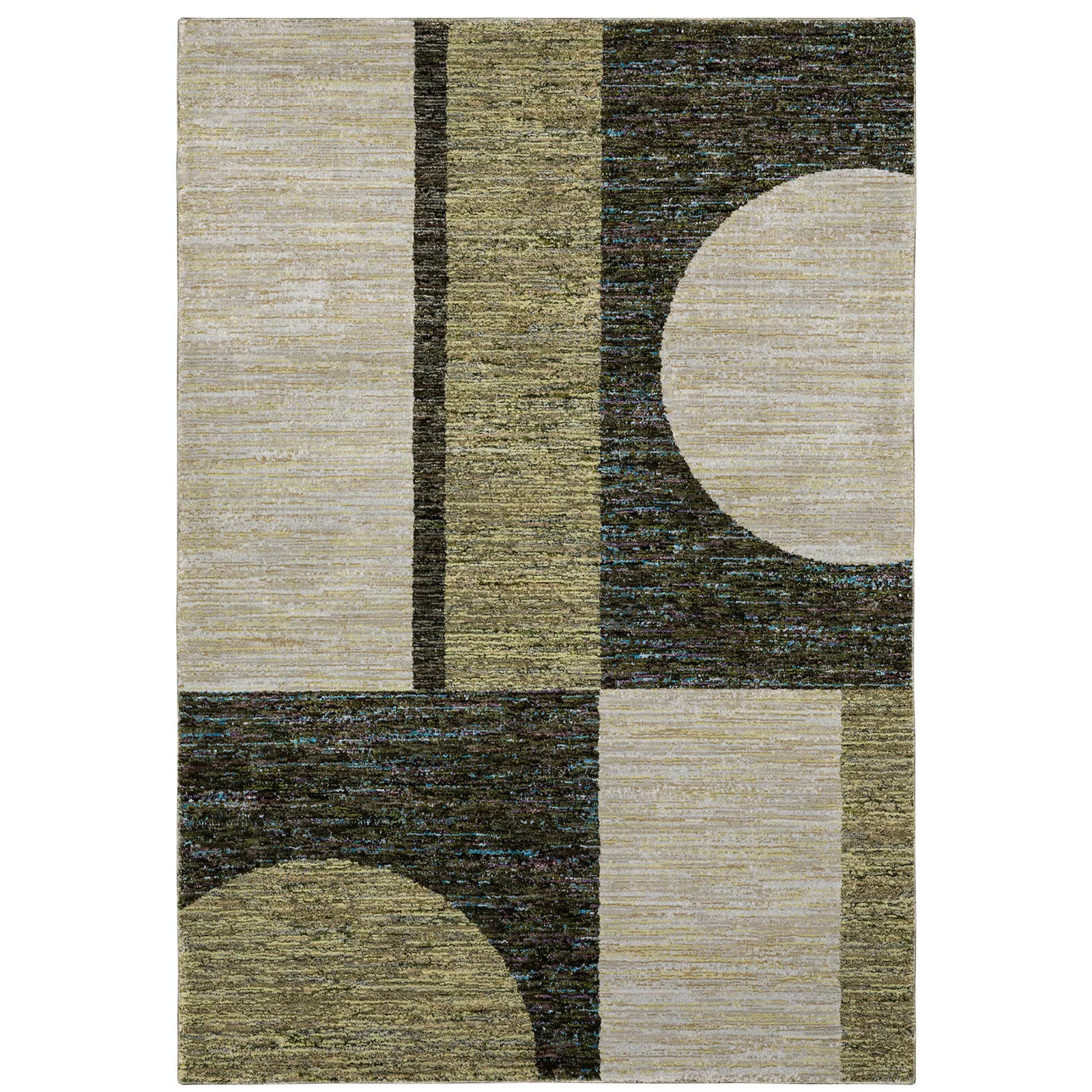StyleHaven Sutton Contemporary Geometric Rug, Green Beige | Kohl's