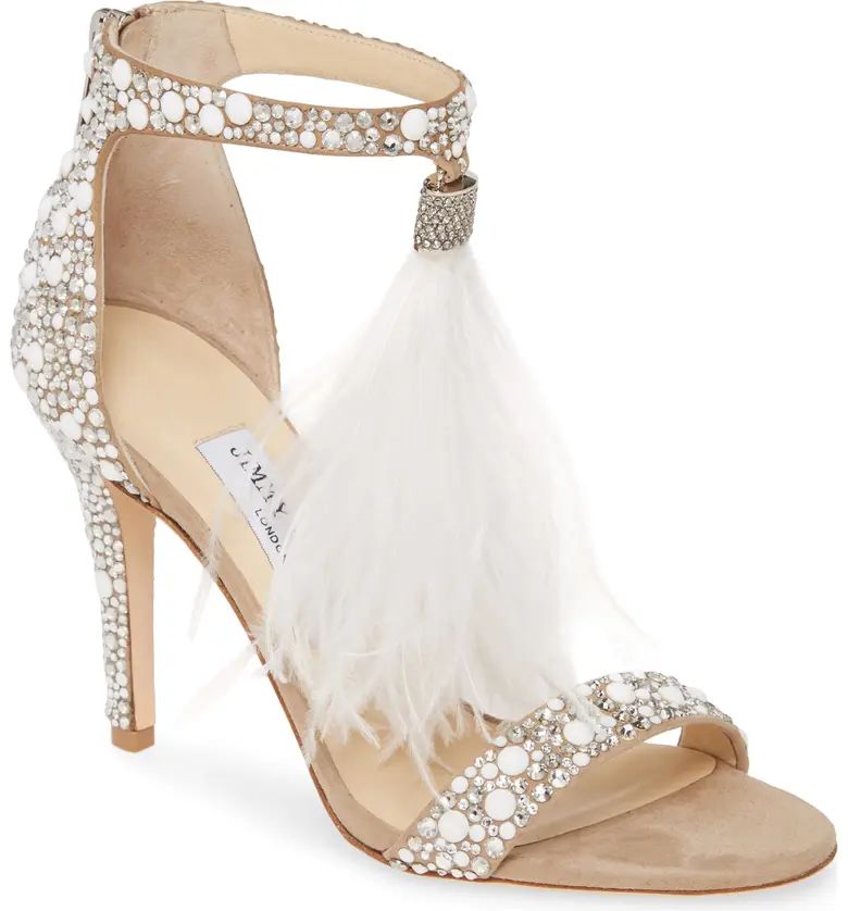Viola Crystal Embellished Ankle Sandal | Nordstrom