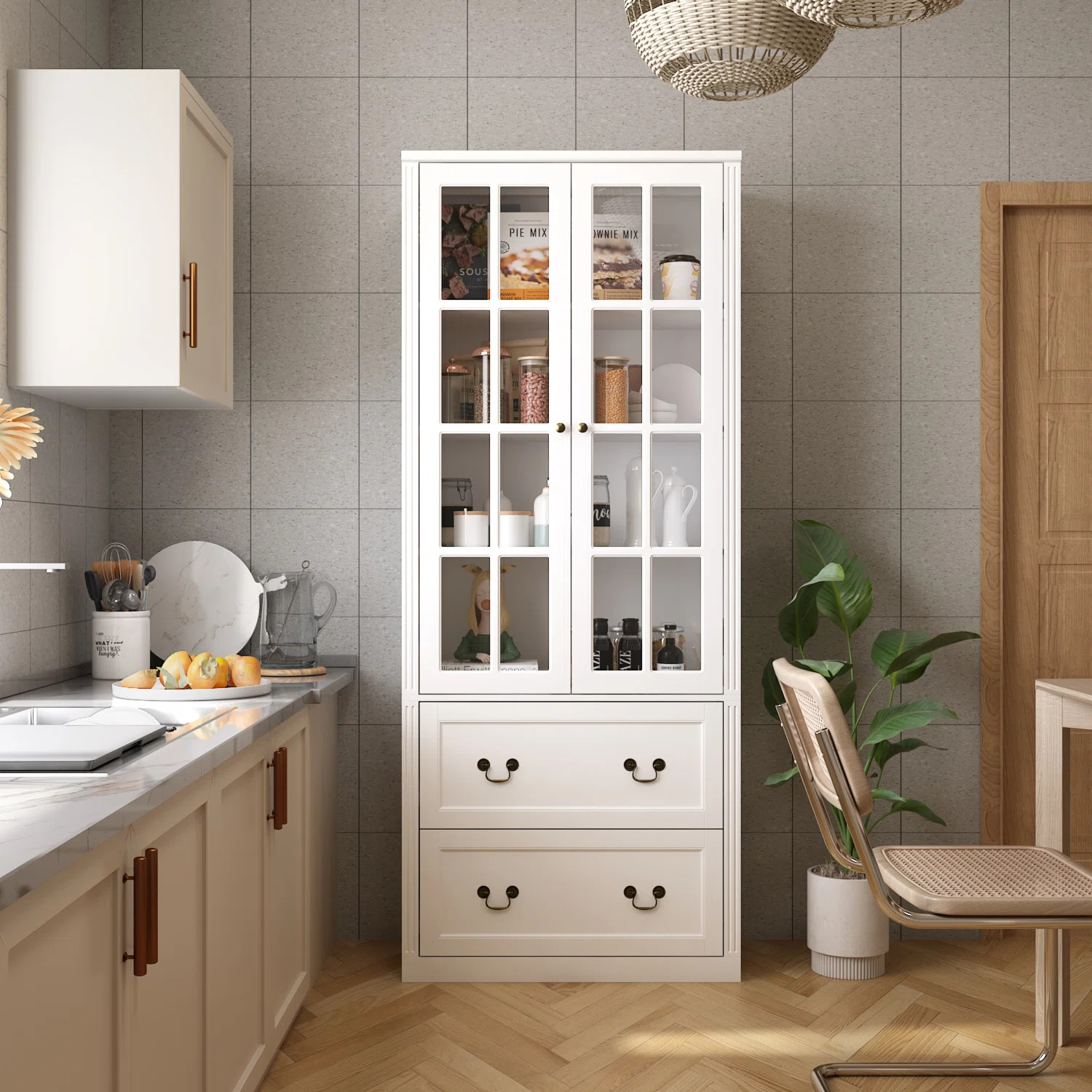 Kylen 78.7'' China Cabinet | Wayfair North America
