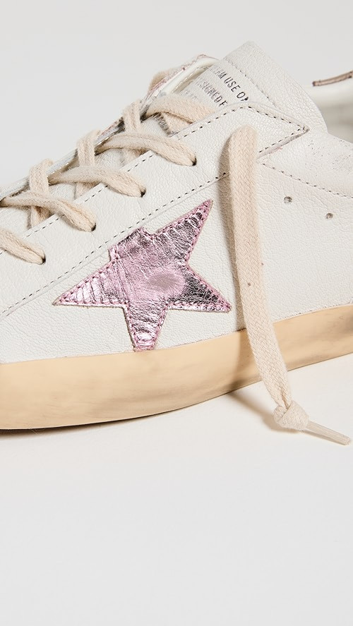Super-Star Nappa Upper Laminated Star Leather Sneakers | Shopbop