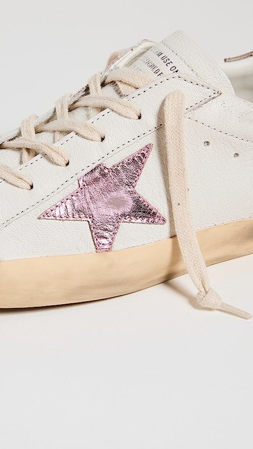 Super-Star Nappa Upper Laminated Star Leather Sneakers | Shopbop