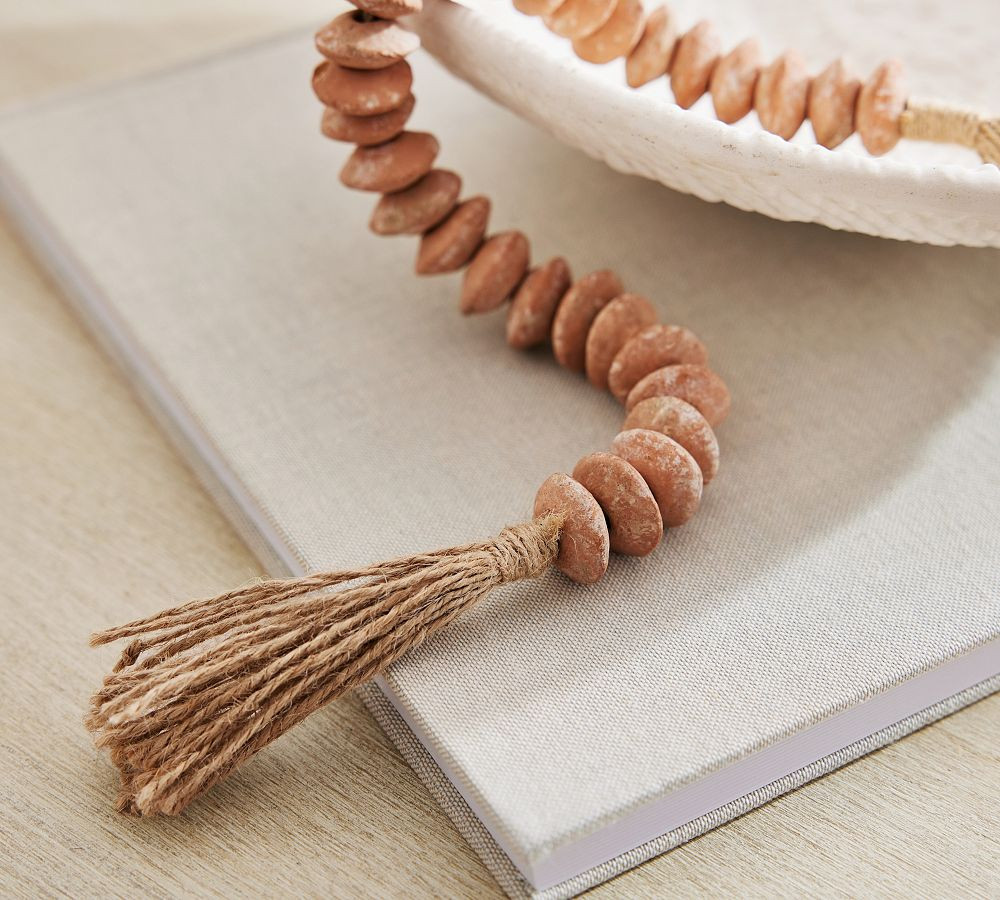 Artisan Handcrafted Terracotta Beaded Rope | Pottery Barn (US)