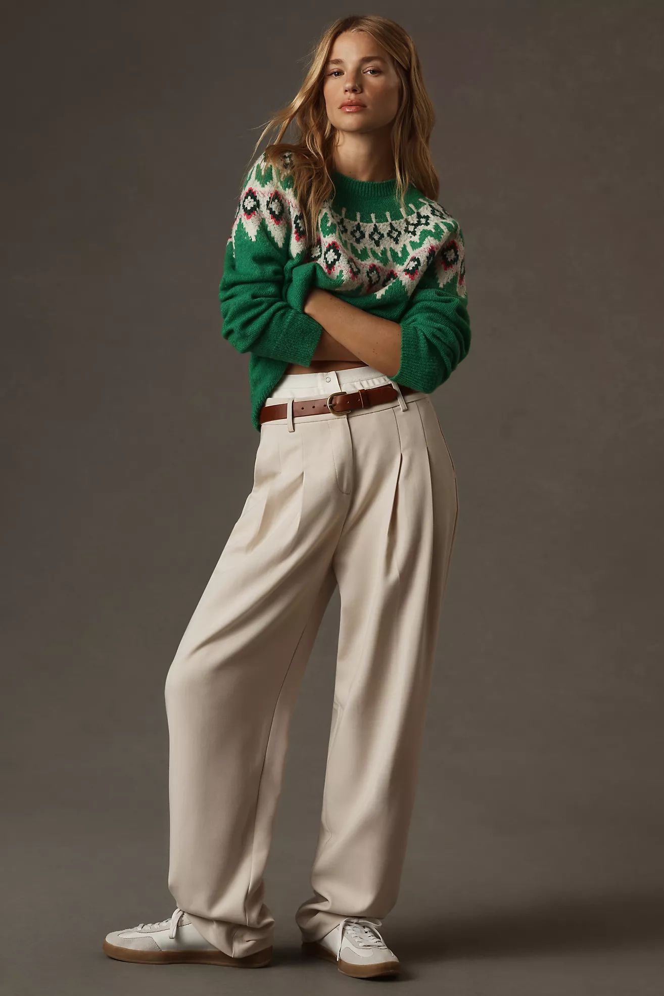 Maeve Tapered Trousers | Anthropologie (US)