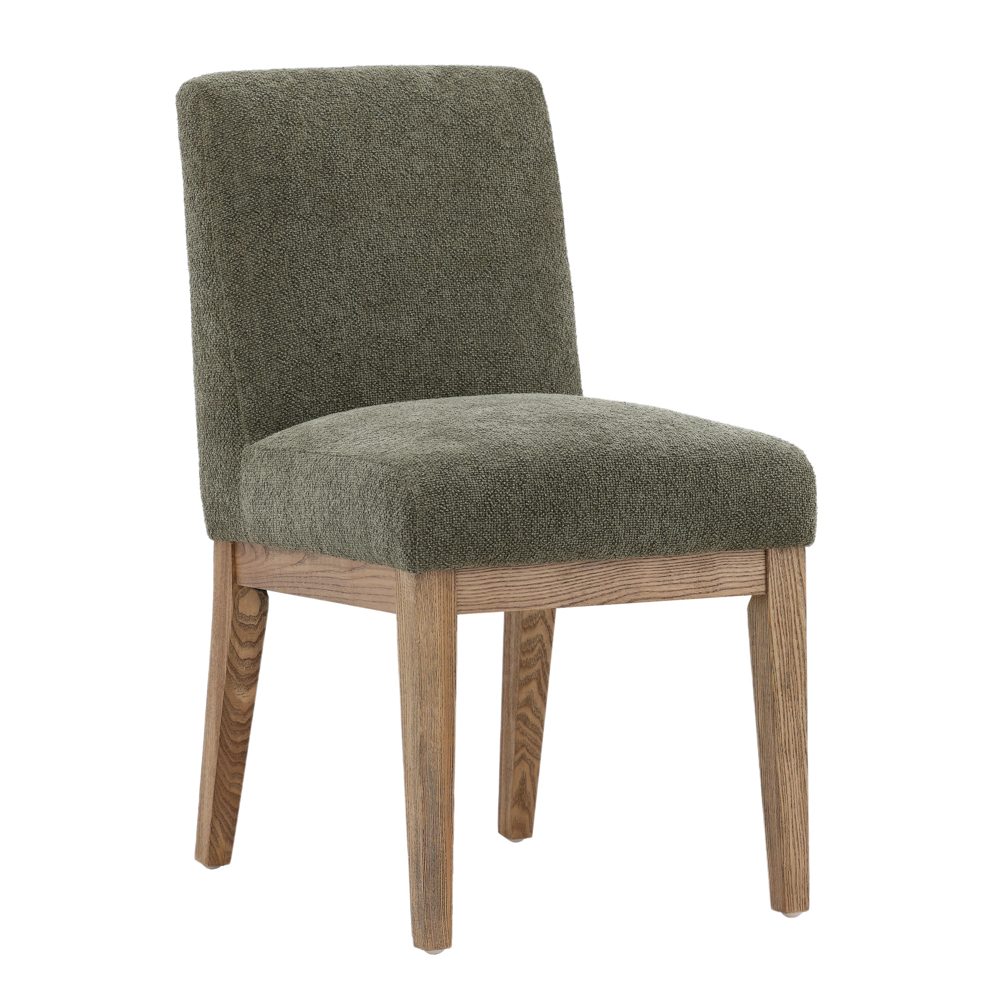 Corrigan Studio® Weilan Polyester Upholstered Dining Chair, Olive | Wayfair | Wayfair North America