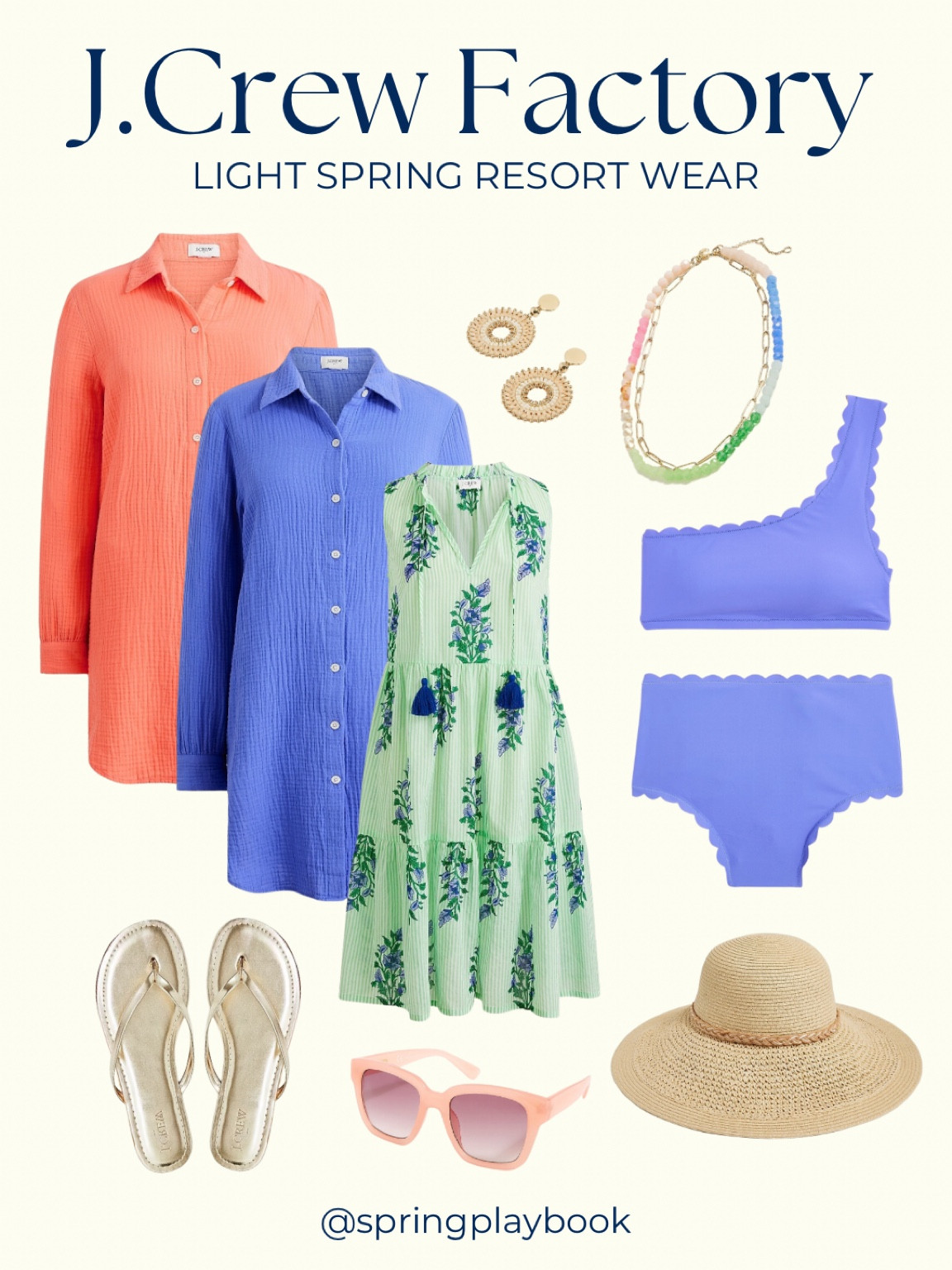 J.Crew Factory Swim & Resort Wear for Light Springs. 

#createdcolorful #createdcolorfulspring #hocspring #tcispring #pcaspring #lightspring #warmspring #truespring #brightspring #clearspring #paintboxspring #bluespring

#LTKsalealert #LTKswim #LTKfindsunder50