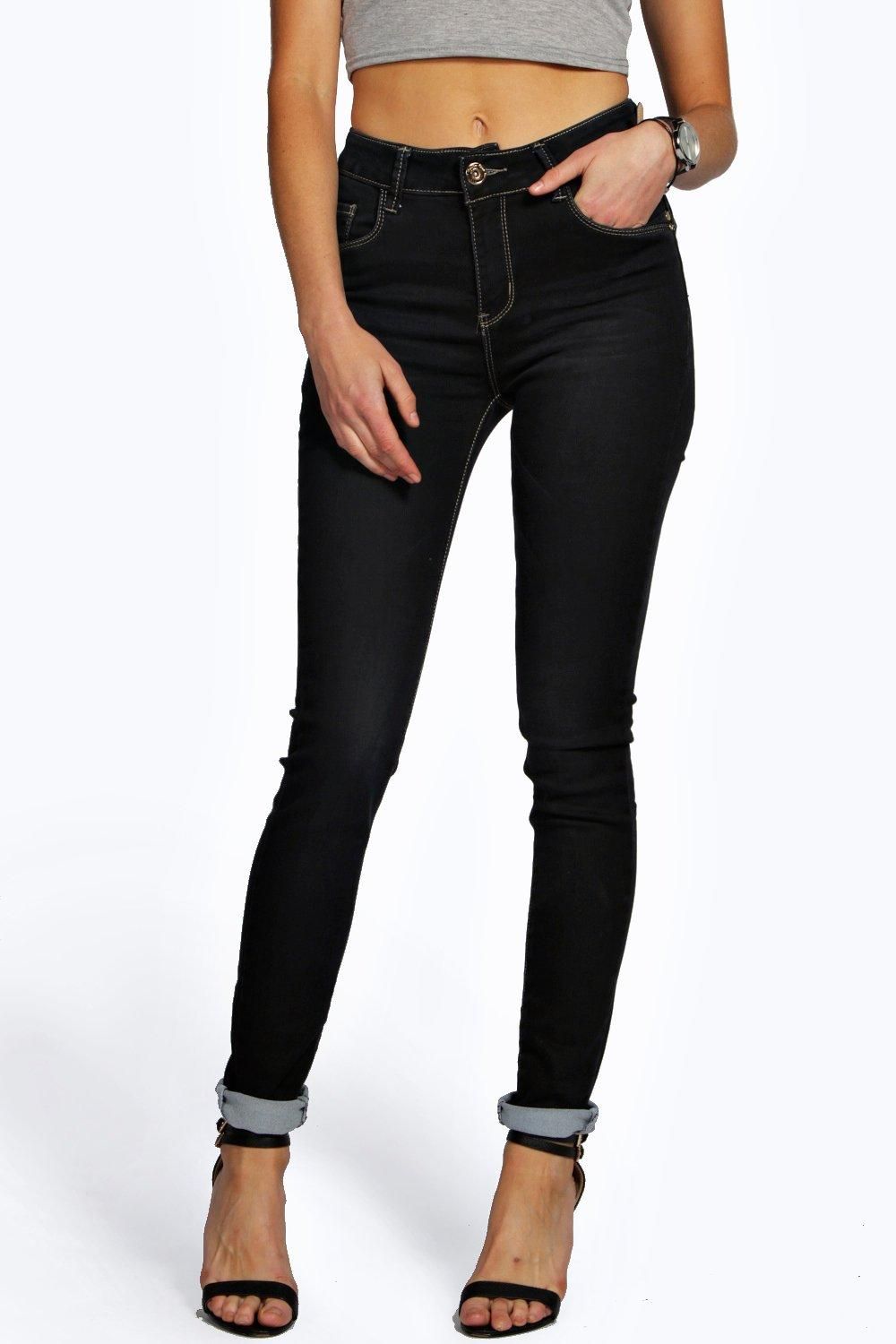 Sophie 5 Pocket High Rise Skinny Jeans | Boohoo.com (UK & IE)