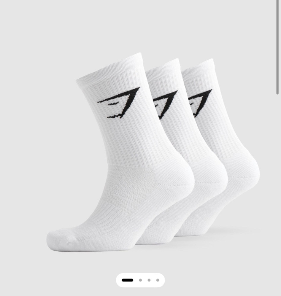 Gymshark Crew Socks 

#LTKFitness #LTKGiftGuide #LTKFindsUnder50