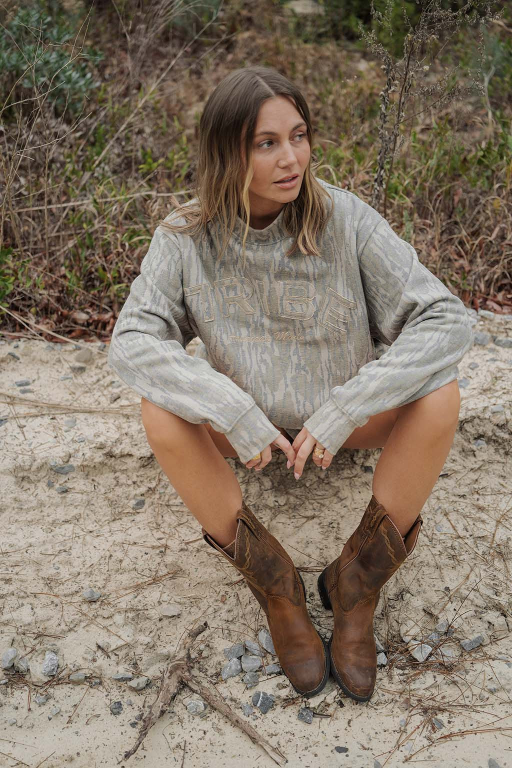 Butter Legacy Mock Neck - Bottomland\u00ae | Tribe Kelley