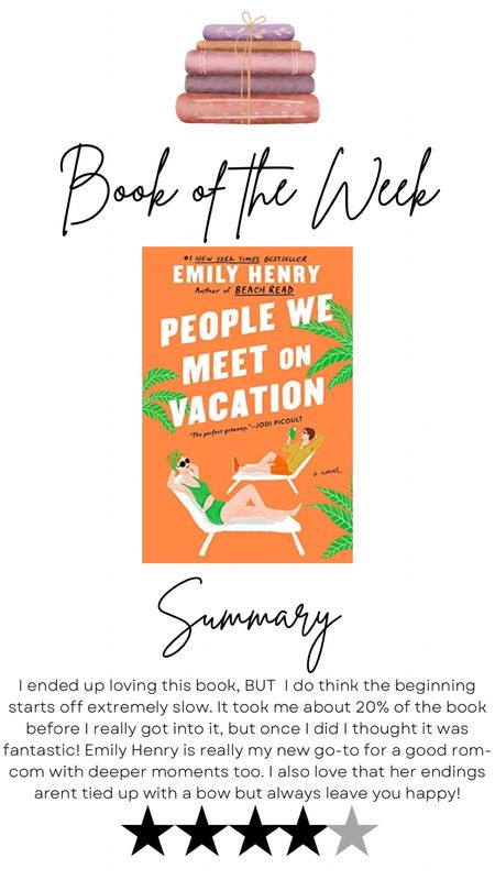 Book Review: People We Meet on Vacation

#LTKFind