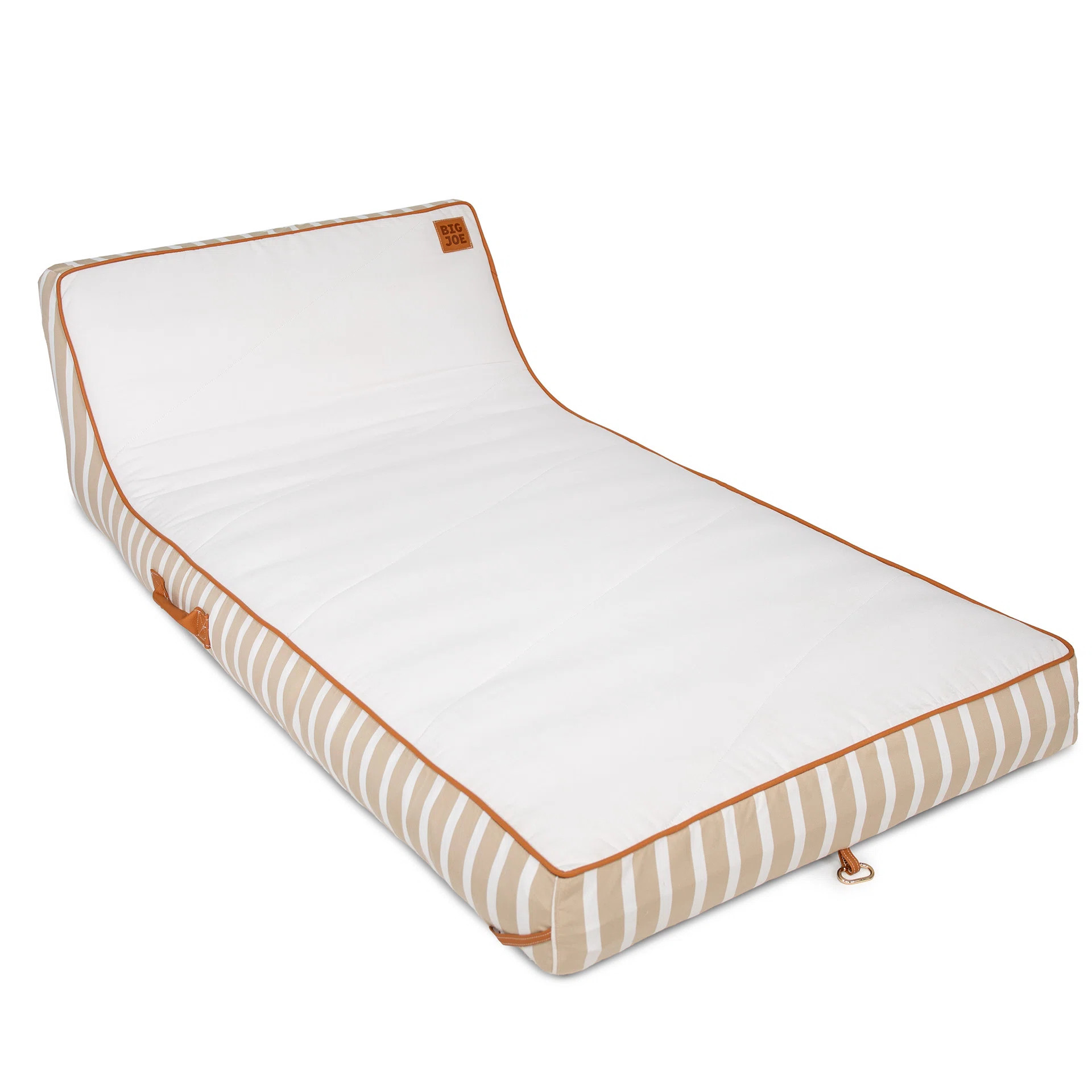 Big Joe Lux Chaise Premium Inflatable Pool Float, Cape Stripe, UV Protected | Wayfair North America