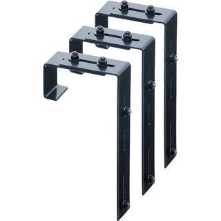 Window Box Deck Rail Steel Brackets (3-Pack) | The Home Depot