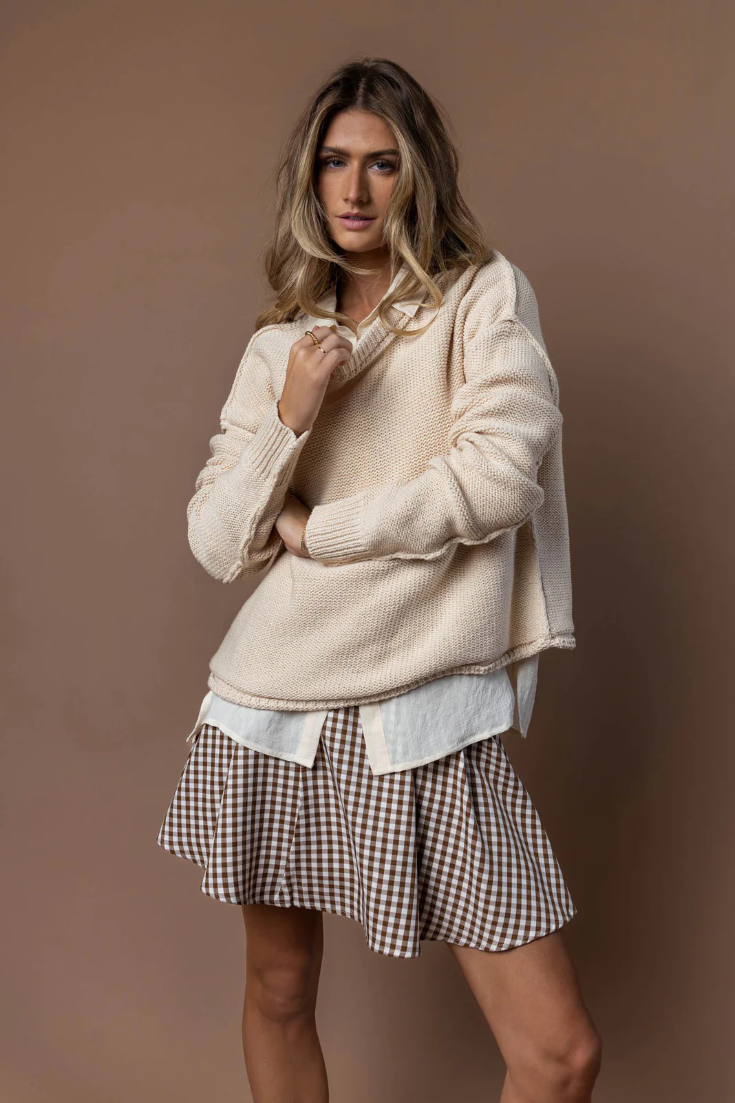River Sweater in Natural - böhme | Böhme US