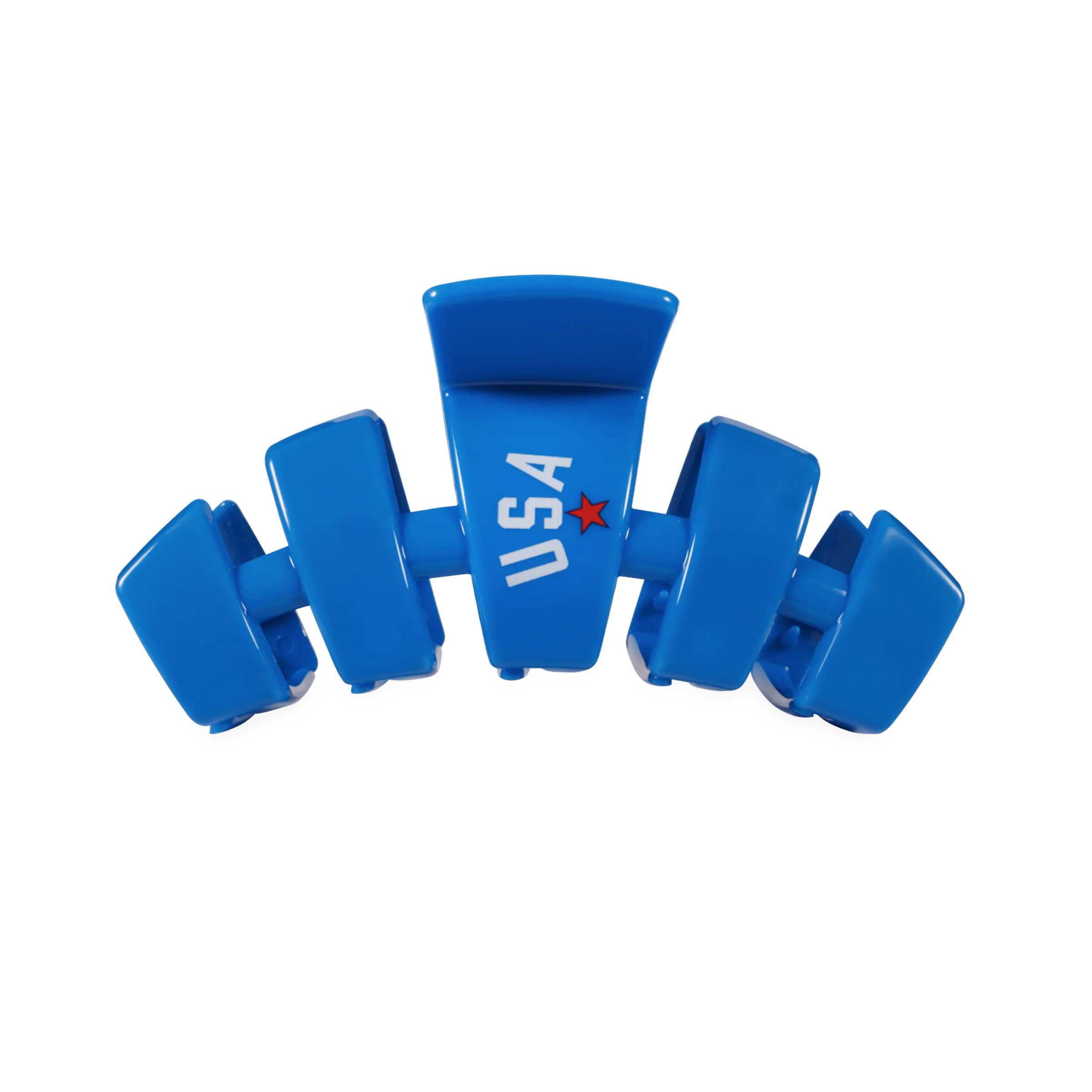 USA Classic Blue Medium Claw Clip | TELETIES